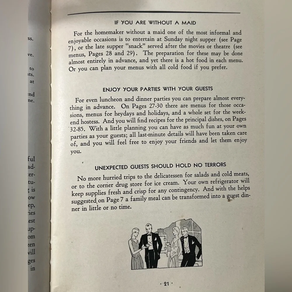 1932 The Silent Hostess Treasure Book published by General Electric, 5th Edition - Picture 16 of 16